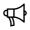 icono microcredencial megáfono
