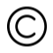 icono microcredencial copyright